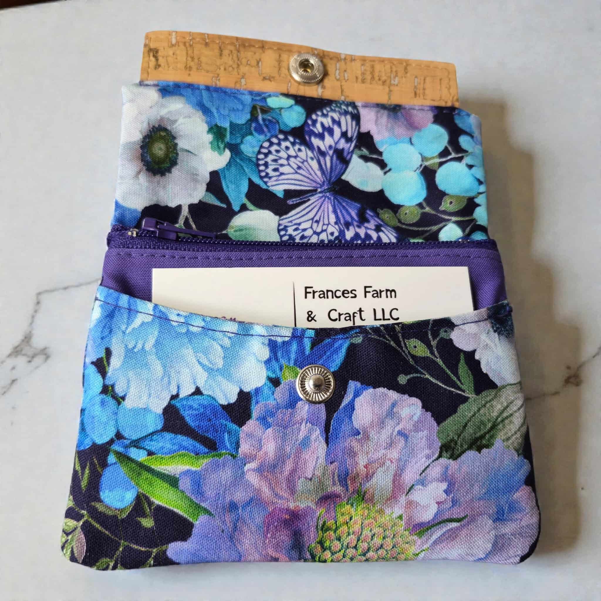 Midnight Garden - Wallet for Women (Small & Regular Size)