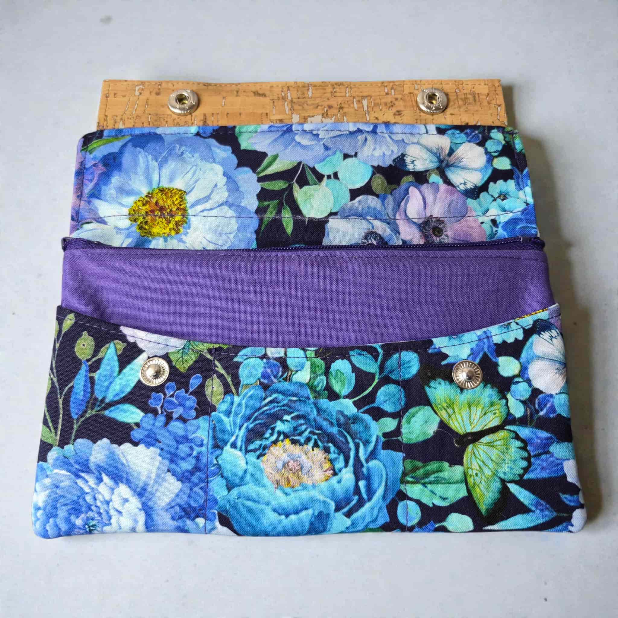 Midnight Garden - Wallet for Women (Small & Regular Size)