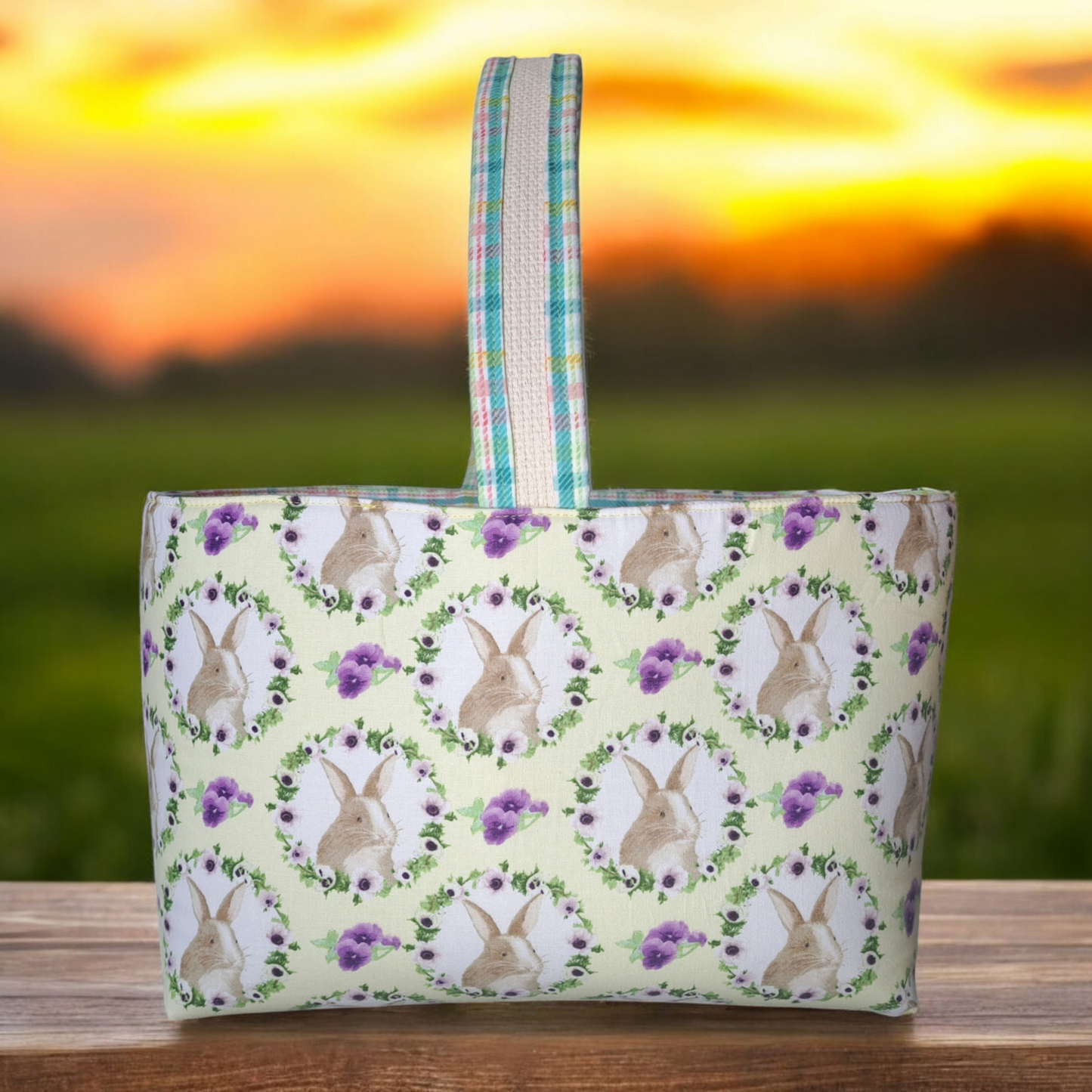 Easter Gift - Baskets (Different Styles & Extra Large) - silver makeup bag, dog bandana, handmade pot holders, Scrunchies, pink makeup bag, Sachet, green cosmetic bag, make up bag green - Frances Farm & Craft, LLC