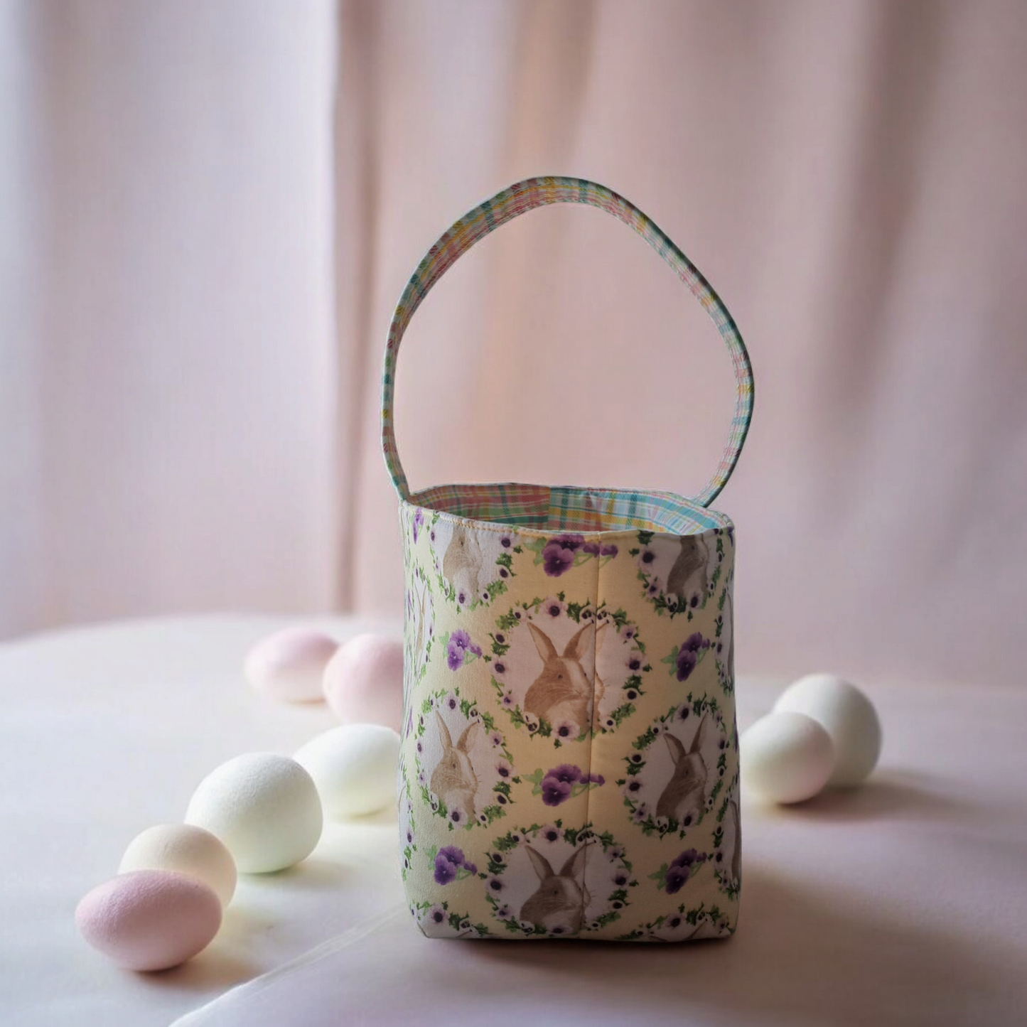 Easter Gift - Baskets (Different Styles & Extra Large) - silver makeup bag, dog bandana, handmade pot holders, Scrunchies, pink makeup bag, Sachet, green cosmetic bag, make up bag green - Frances Farm & Craft, LLC