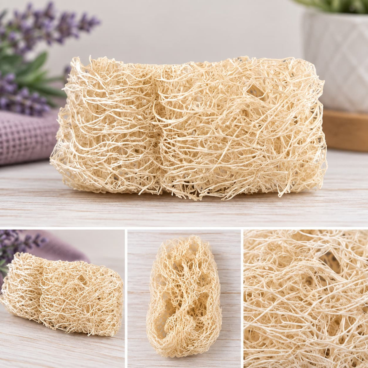 Natural Loofah for Soap, Scrubs & DIY Projects