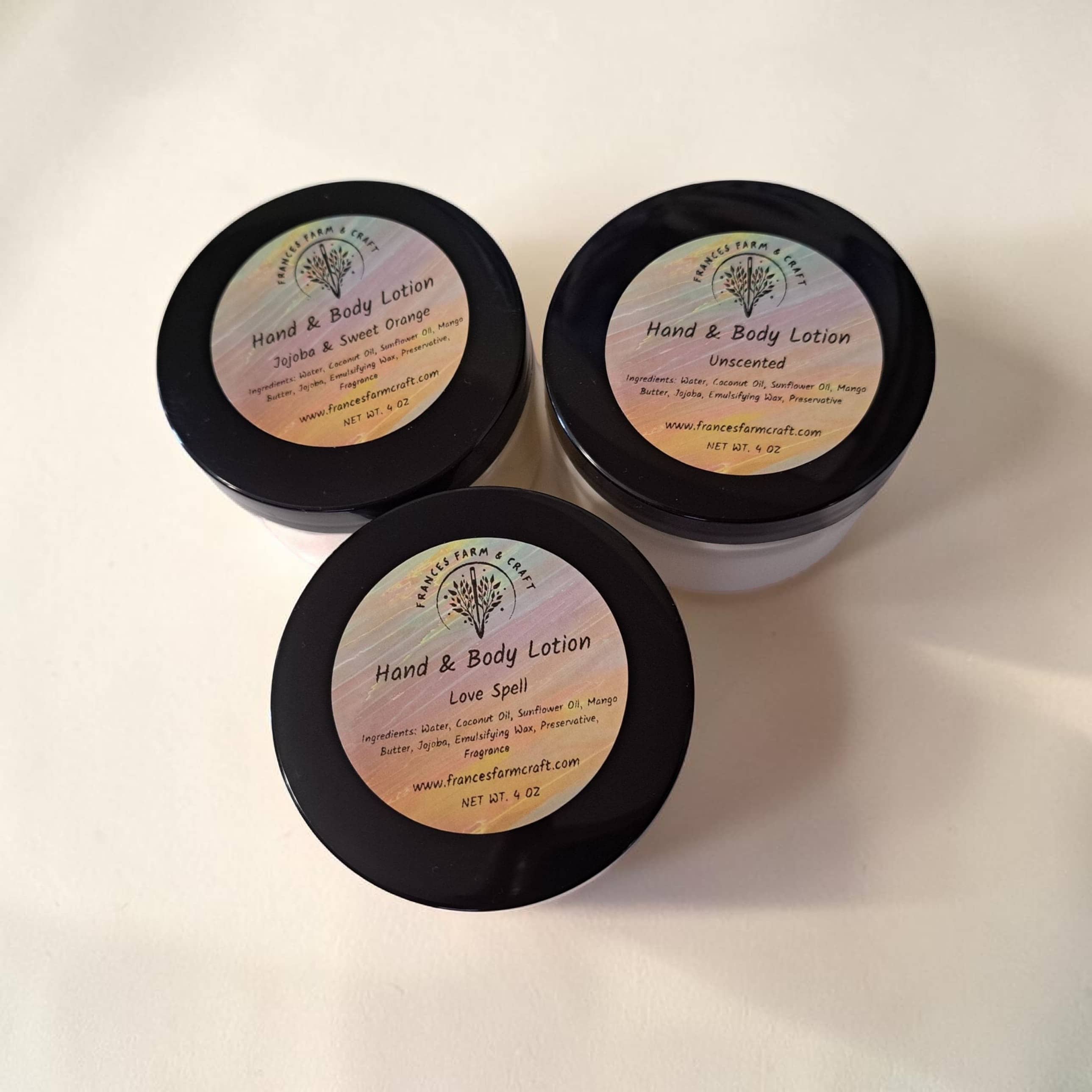2 Hand & Body Lotions Bundle - Different Scent Options