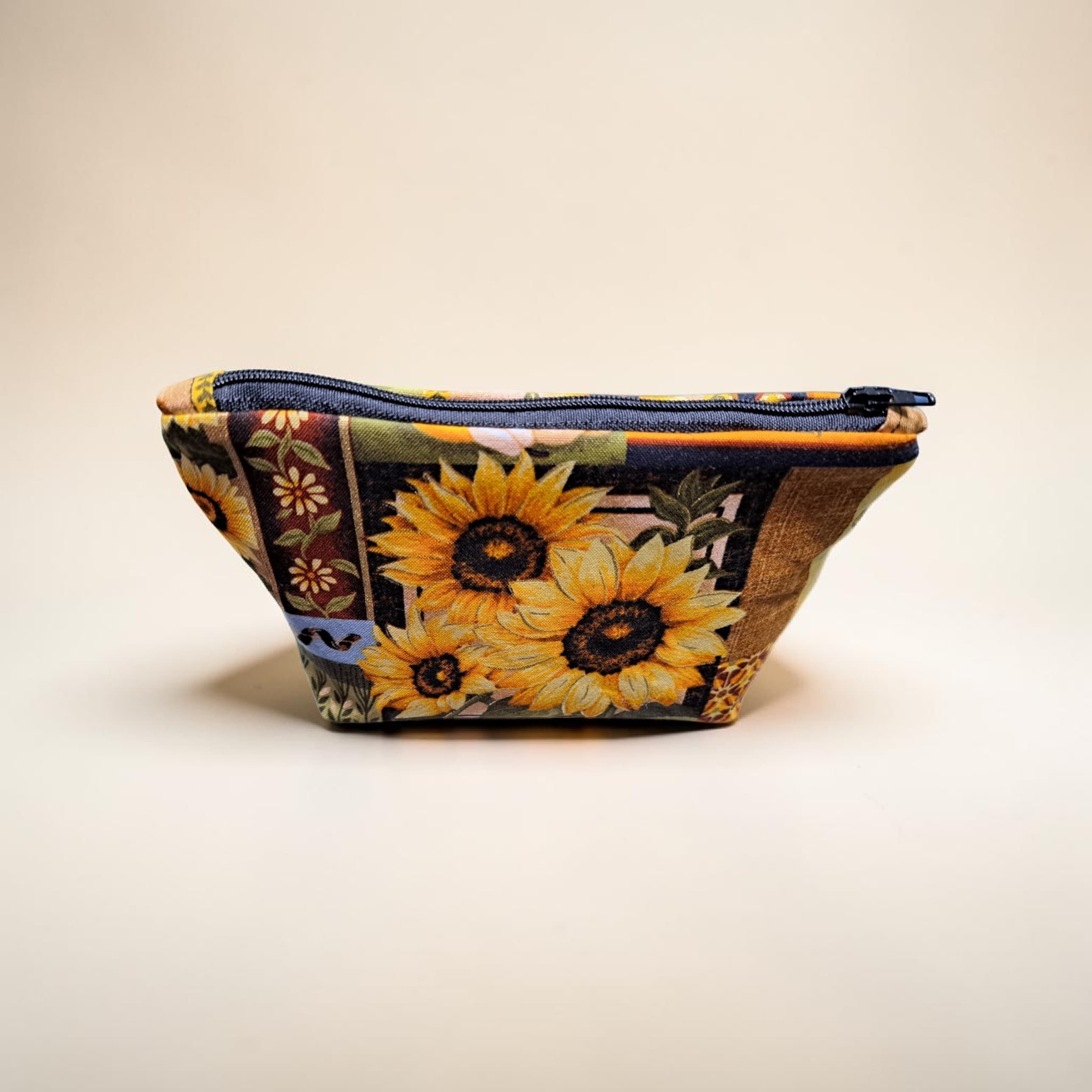 Sunflower Dream - Makeup Bag/ Cosmetic Pouch (Different Sizes)