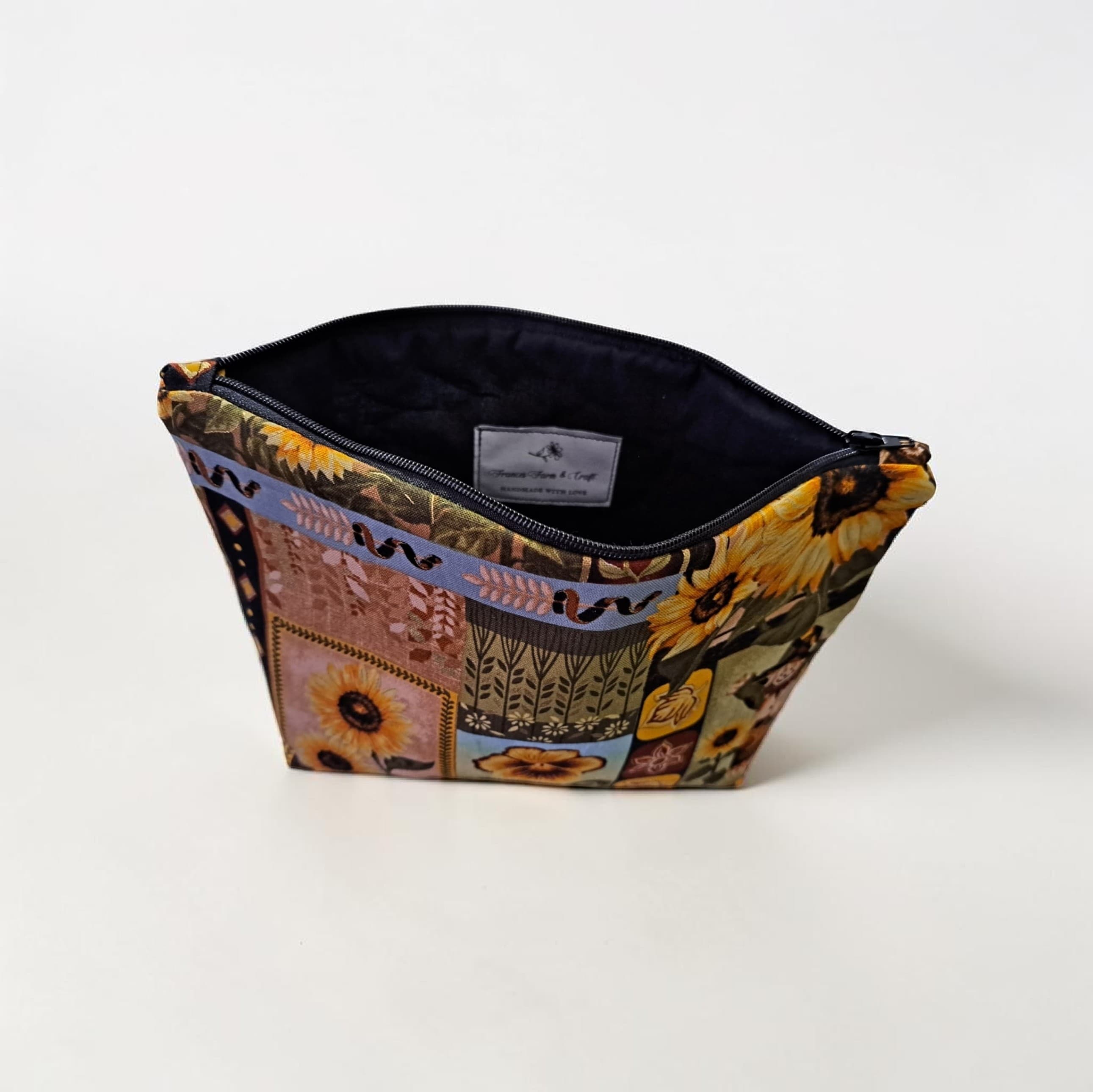 Sunflower Dream - Makeup Bag/ Cosmetic Pouch (Different Sizes)