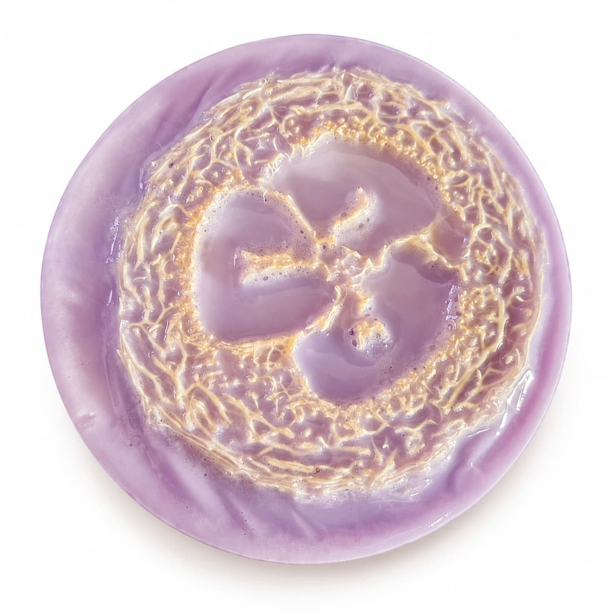2 Goat Milk Loofah Soaps - Black Raspberry &amp; Vanilla