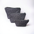 Black with Silver Swirls - Makeup Bag/ Cosmetic Pouch (Different Sizes)