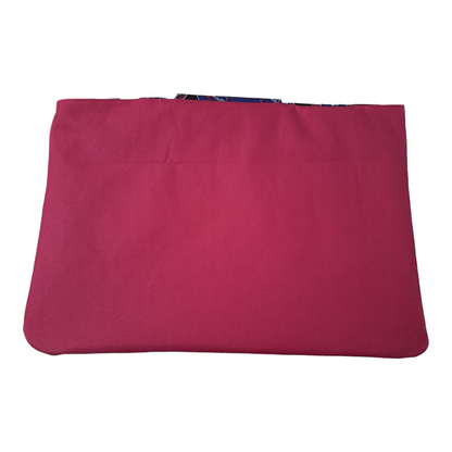 Laptop Sleeve - Pink & Purple (Water-resistant) - silver makeup bag, dog bandana, handmade pot holders, Scrunchies, pink makeup bag, Sachet, green cosmetic bag, make up bag green - Frances Farm & Craft, LLC
