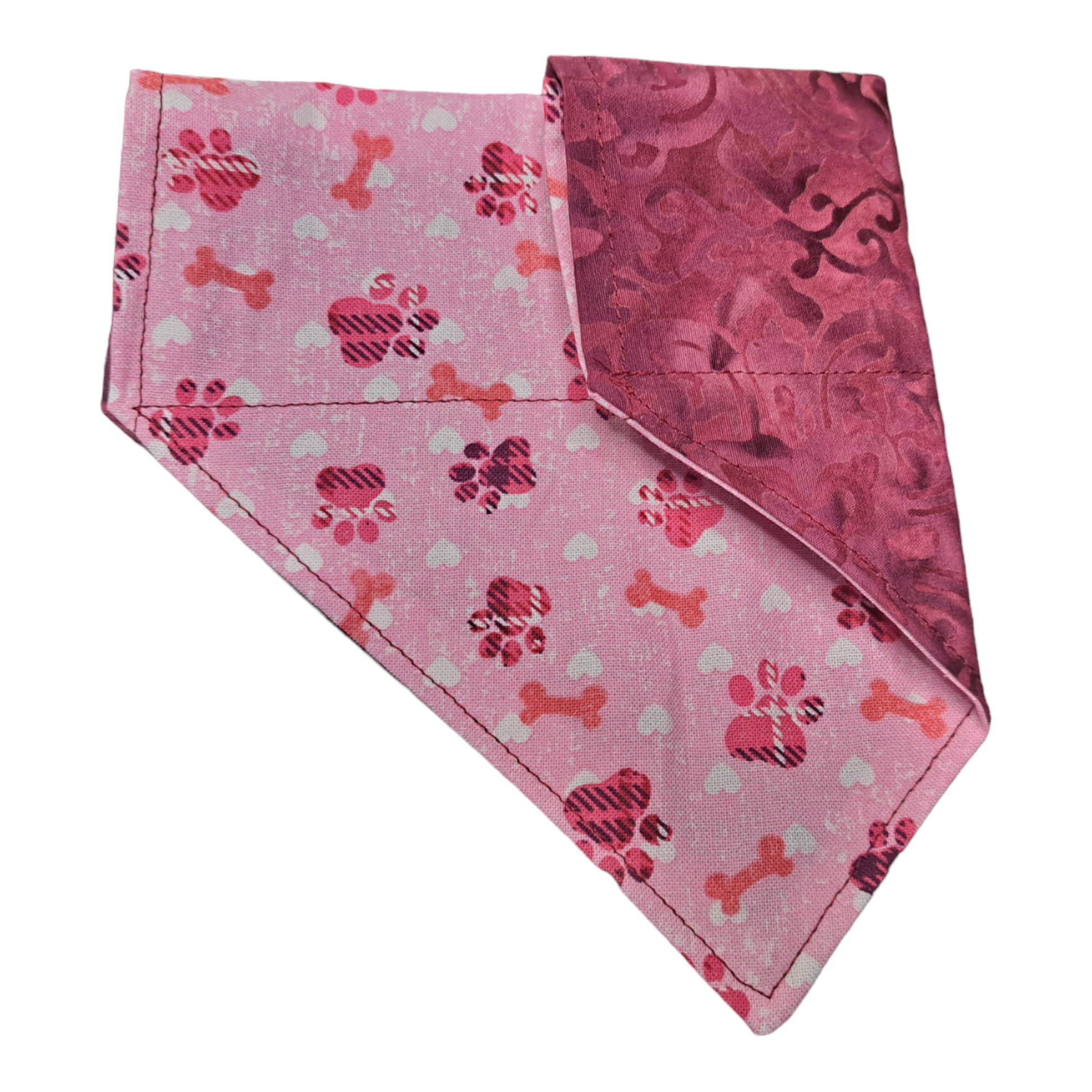 Batik Paws - Dog Bandanas (Different Sizes) - silver makeup bag, dog bandana, handmade pot holders, Scrunchies, pink makeup bag, Sachet, green cosmetic bag, make up bag green - Frances Farm & Craft, LLC