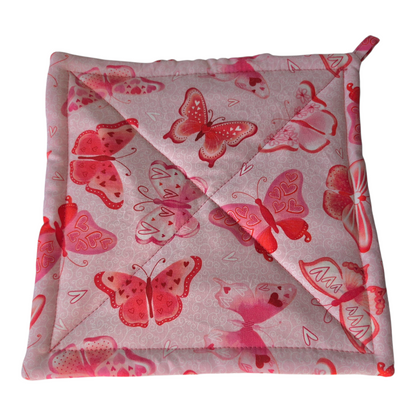 Valentine's Butterflies - Pot Holders (Set of 2)