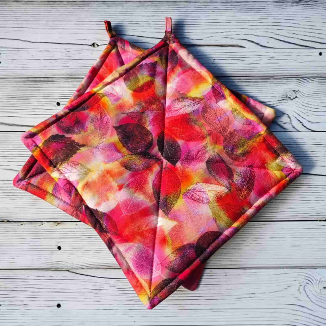 Fall Leaves - Pot Holders (Set of 2)