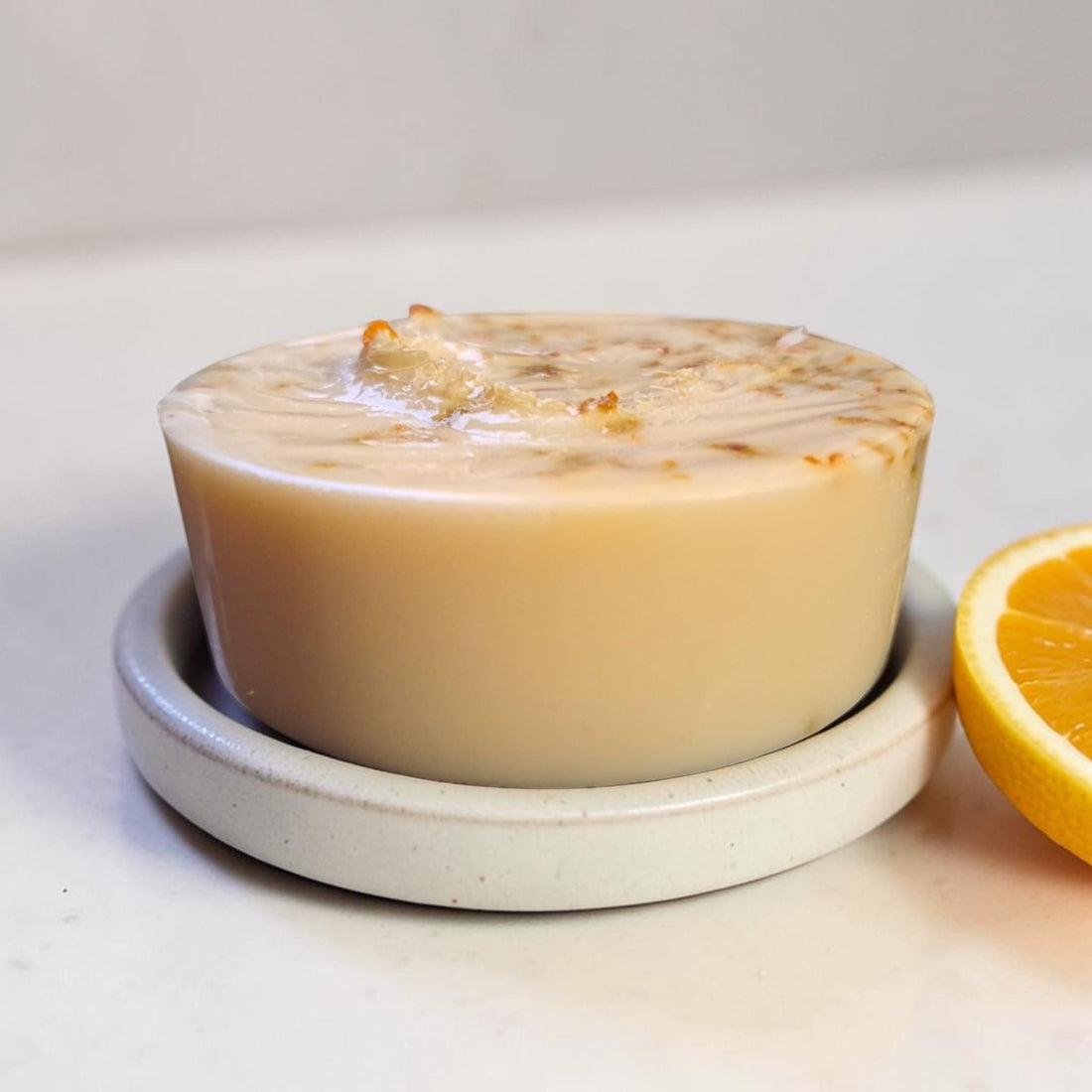 2 Goat Milk Loofah Soaps - Orange &amp; Honey