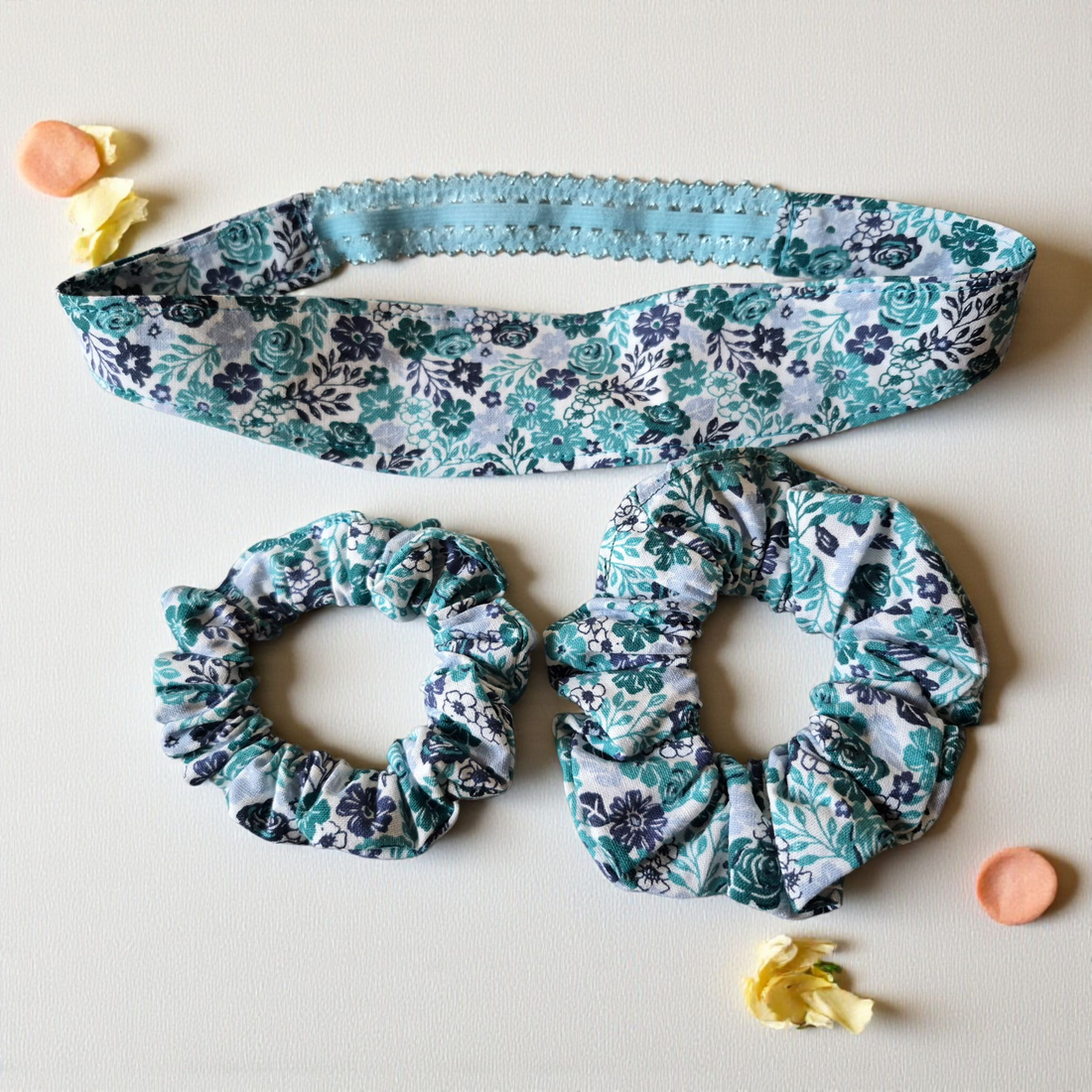 Hair Accessories Set- Different Variations &amp; Colors - silver makeup bag, handmade pot holders, natural body lotion, loofah goat milk soap, cosmetic bag, handmade bags, purse - Frances Farm &amp; Craft, LLC