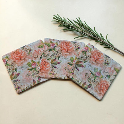 Hancrafted Organic Rosemary Sachets - Pink Roses (Set of 3)