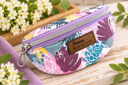 Handmade Eyeglass &amp; Sunglasses Case – Structured Canvas Zipper Case