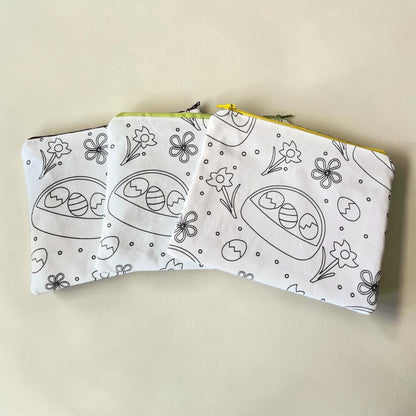 Color-Your-Own Easter Zipper Pouch