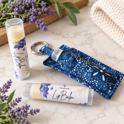 Nourishing Lip Balms/ Chapsticks + Keychain