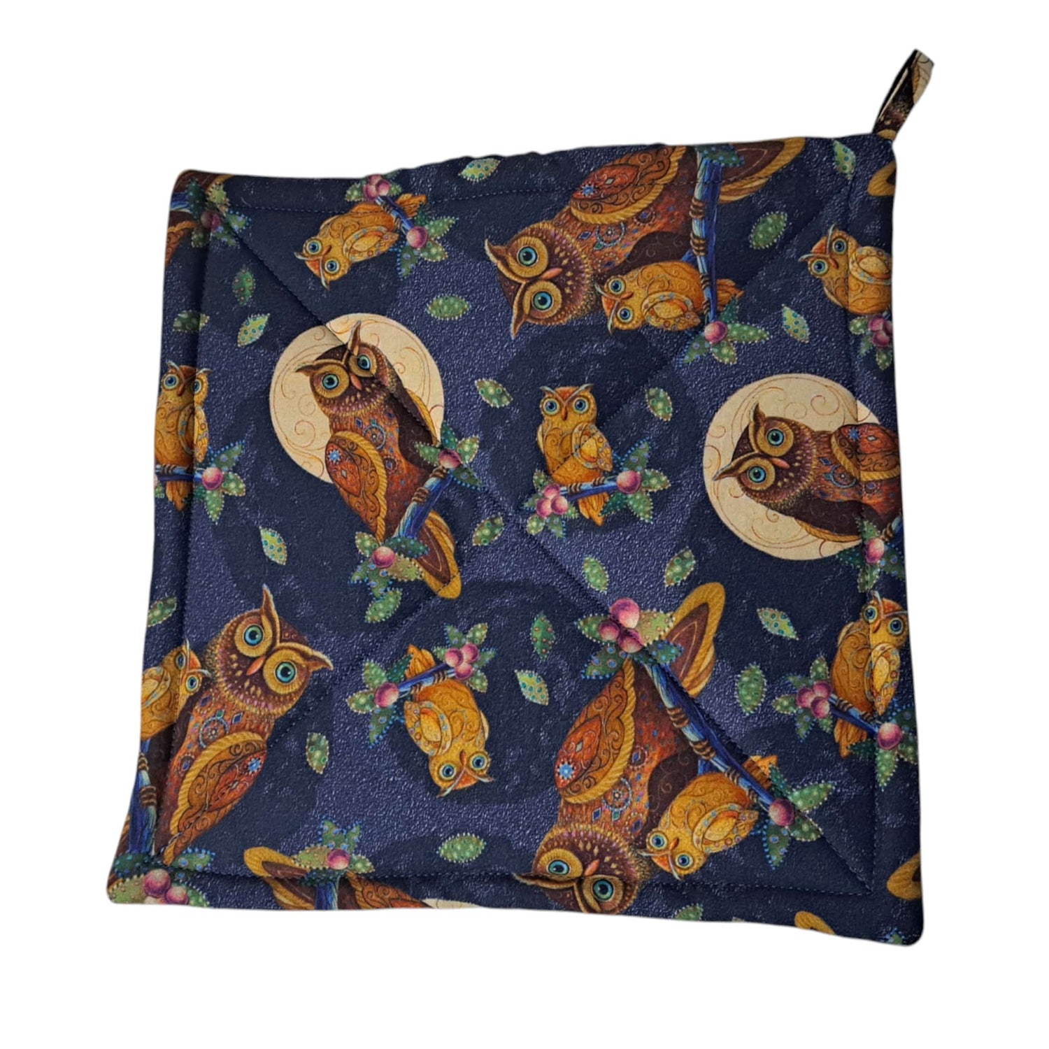 Midnight Owls - Pot Holders (Set of 2)