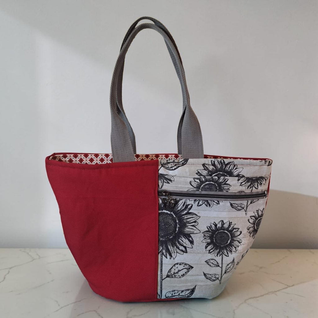 Red Sunflower - Tote Bag