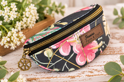 Handmade Eyeglass &amp; Sunglasses Case – Structured Canvas Zipper Case