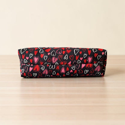 Hearts - Makeup Bag/ Cosmetic Pouch (Different Sizes)