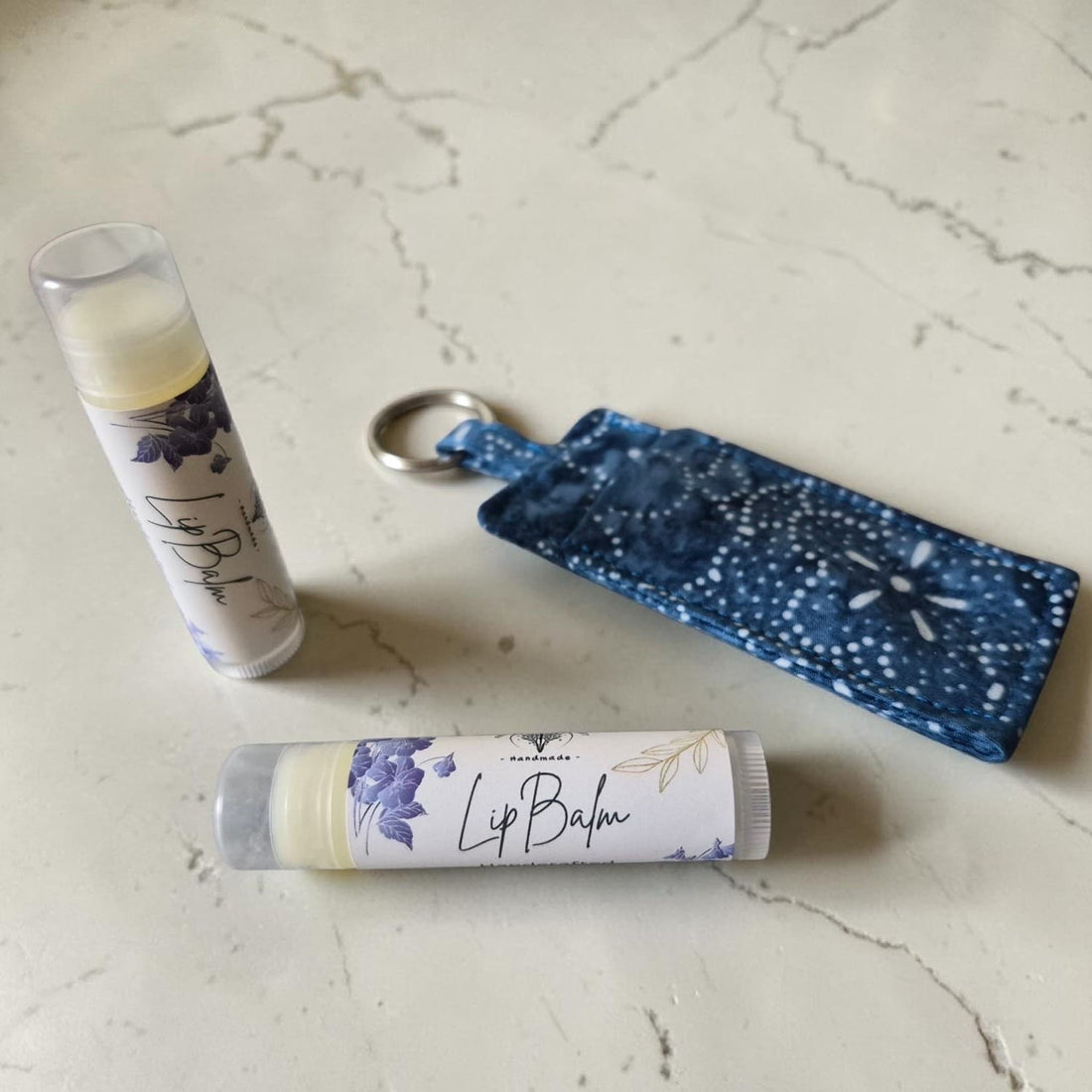 Nourishing Lip Balms/ Chapsticks + Keychain