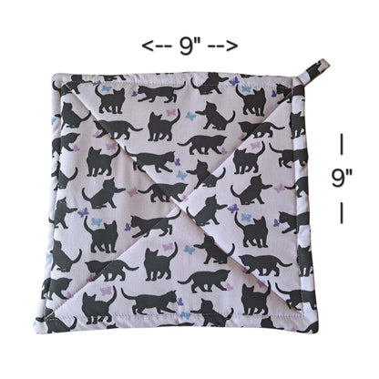 Cats &amp; Butterflies - Pot Holders (Set of 2)