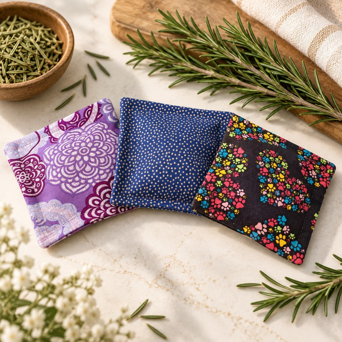 Organic Rosemary Sachets – (Set of 3)