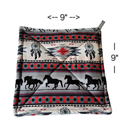 Dreamcatcher Horses - Pot Holders (Set of 2)