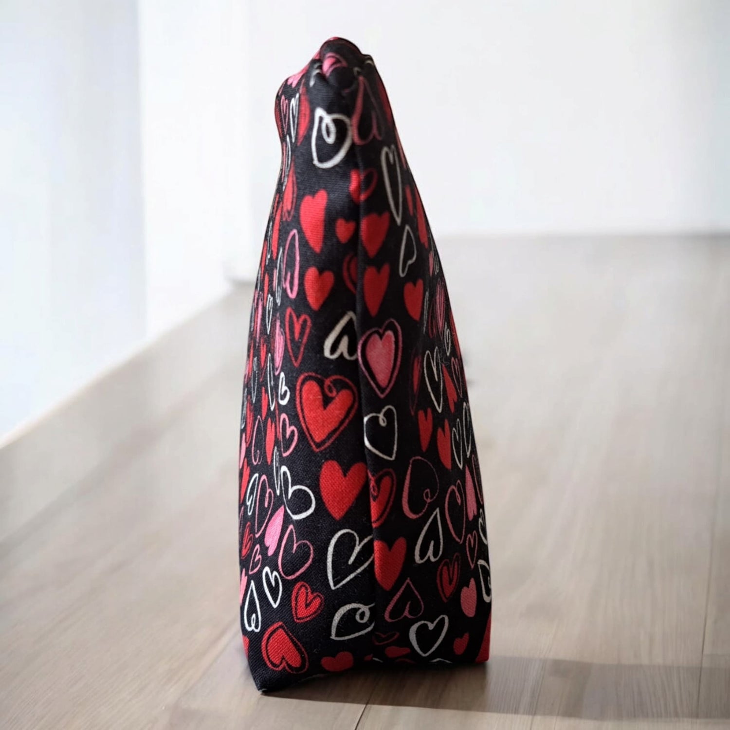 Hearts - Makeup Bag/ Cosmetic Pouch (Different Sizes)