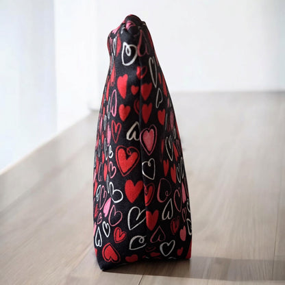Hearts - Makeup Bag/ Cosmetic Pouch (Different Sizes)