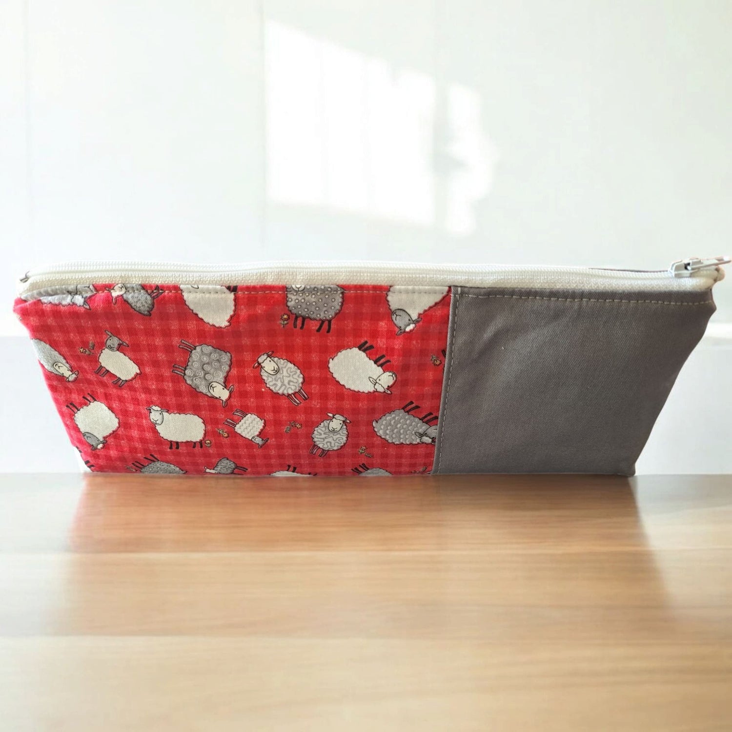 Sheep or Pink Roses - Pencil Pouch