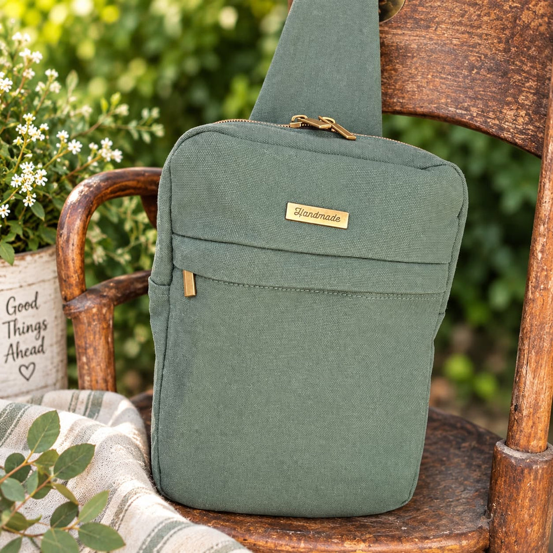 Hunter Green - Sling Bag