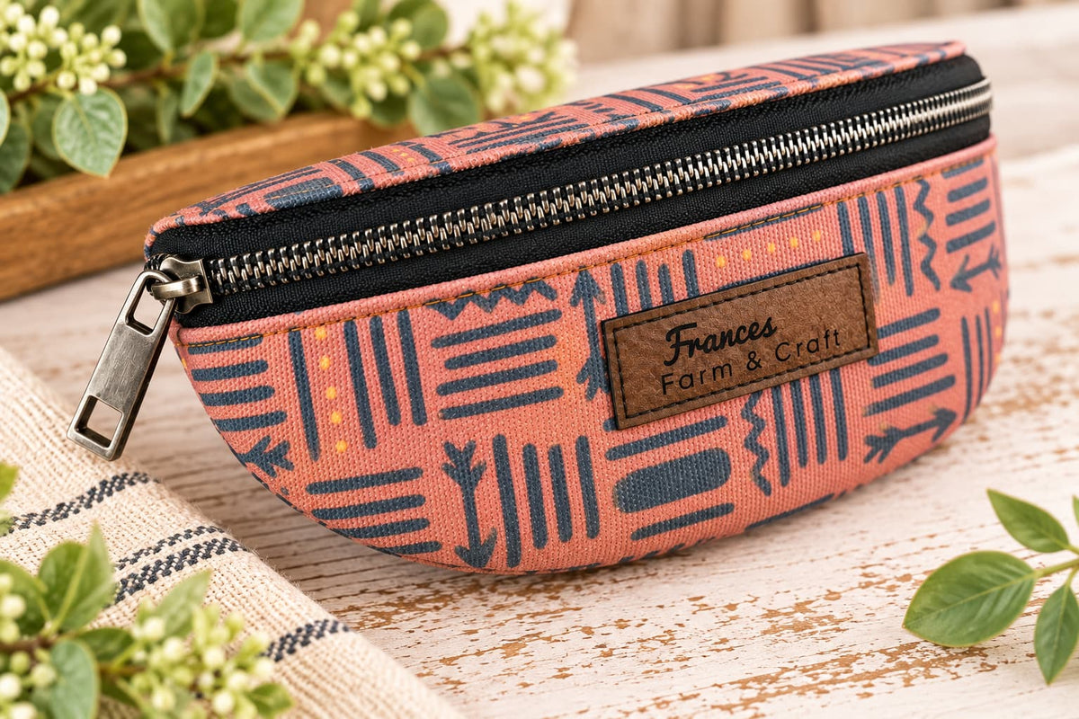 Handmade Eyeglass &amp; Sunglasses Case – Structured Canvas Zipper Case